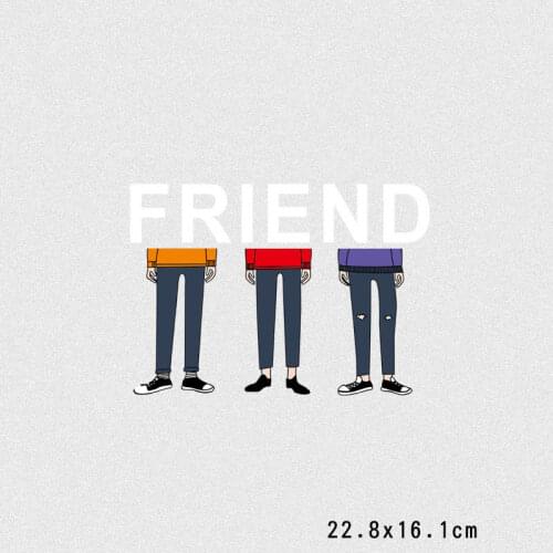 Fasion Men Letter Patches Hot Heat Transfer Cloth Printing Sticker DIY Iron On Clothing Bag Shoes Customization Logo