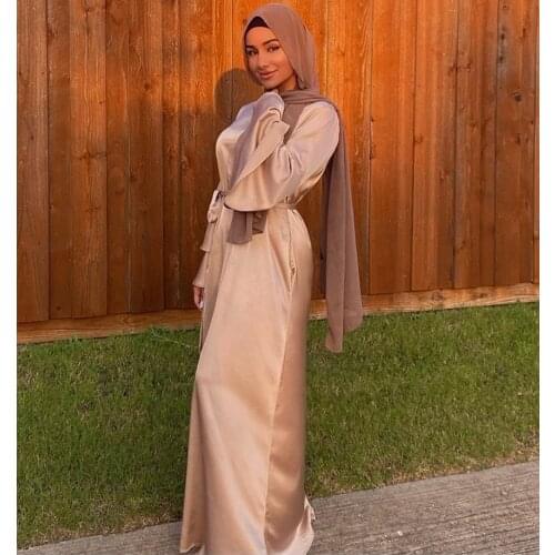 Ramadan Eid Muslim Maxi Dress Long Turkish Islamic Worship Robe Hijab Abaya Jilbab Robes Dubai Arabic Clothes Djellaba Femme