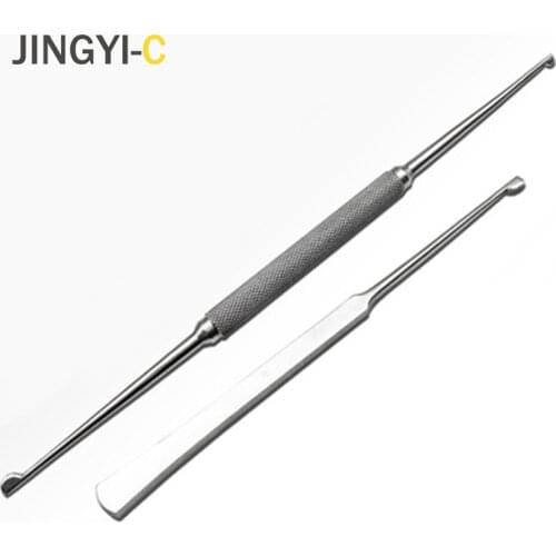 Stainless Steel Nose Shaping D-Type Knife Single /Double Head Surgical Instrument 16cm 20cm