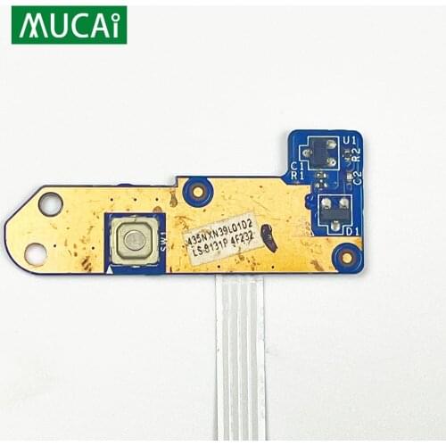 Original For Lenovo ThinkPad E430 E430C E435 E445 E530 E535 E545 laptop Power Button Board with Cable 04W4268 04W4129 LS-8131P