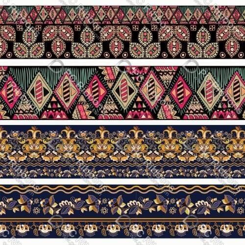 1"Persia Pattern Printed Lanyard/Satin/Grosgrain Ribbon Cartoon Design Customized for DIY Hair Craft Supplies Sewing Accessories