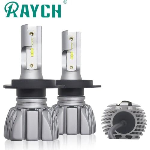 Raych CSP LED Car Headlight Kit LED H7 H1 H3 HB3 HB4 9005 9004 H4 360 Degree Beam Angle H7 LED Headlight Bulb No Error Message