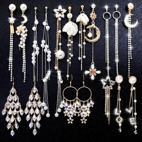 Tassel Earrings 2020 Fashion Geometric Round Earrings for Women Hanging Swing Earrings Modern Female Summer Ear Jewelry