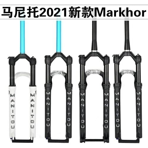 Bicycle Fork Manitou MARKHOR Bike Fork 26 27.5inch 29er Mountain MTB Bicycle Fork suspension Oil and Gas Fork remote lock 1635g