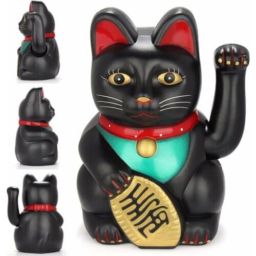 5 colors 5inch / 12.5cm Feng Shui Beckoning Cat Wealth Fortune Lucky Waving Kitty Decor Baby, Kids,children Cute Toys Best Gift