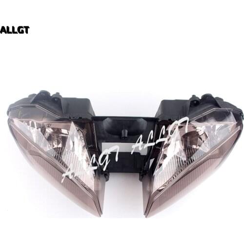 ALLGT New Motorcycle Front Headlight Head Lamp Assembly For Yamaha 2008 2009 YZF 600 R6