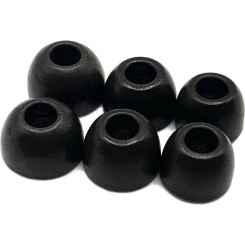 6pcs TS-400 Memory Foam Ear Tips 4.9mm (LMS) ear pad for in-ear earphone 5.0mm-6.0mm bass C set Ear Pads noise isolation eartips