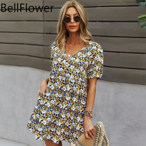 BellFlower Short Summer Dresses