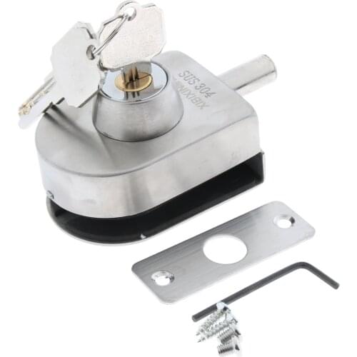 Display Case Glass Door Lock&Key Set-New lock and key set for glass showcase