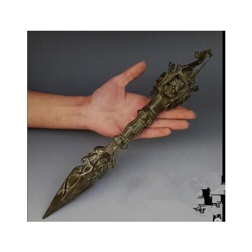 1010 Pure copper fittings, horse head Ming king Puba Jinggang pestle house, Fenghuang Fengshui copper supplies