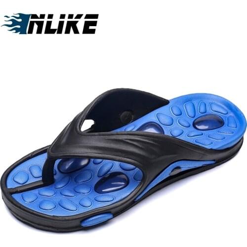INLIKE Outdoor Fashion Summer Slippers Breathable Beach Bathroom Slippers Slides Flip Flops