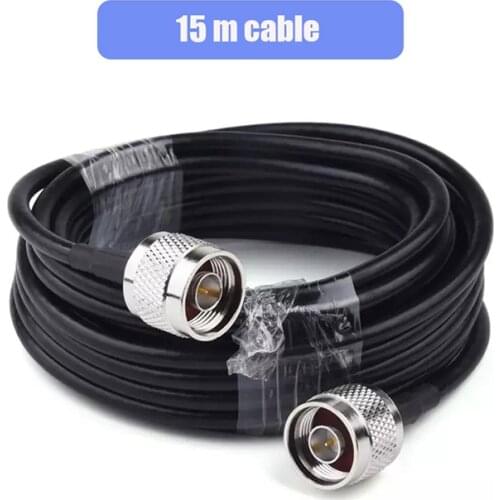 Wholesale 1/10/13/15 Meter 50ohms 5D Coaxial Cable N male to N male connector For 2g 3g 4g Mobile Signal Booster Repeater