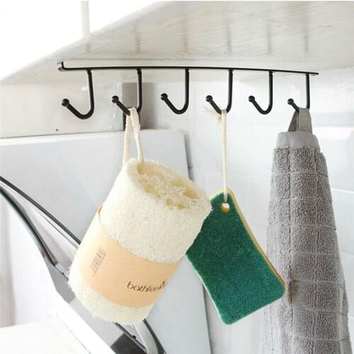 Combination Kitchen Hanging Shelves Racks Glass Mugs Towel Storage Rack Organizer Cupboard Shelf Hook Hanger Wardrobe Holder