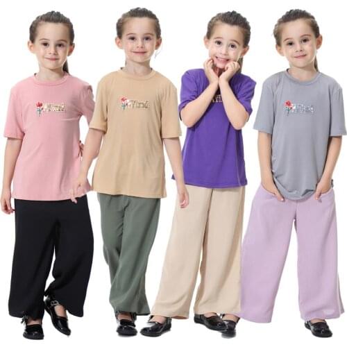 2 Pieces Fashion Kids Clothing 90-160cm High quality Tops and Pants Sets Elegant Children wear for Girls