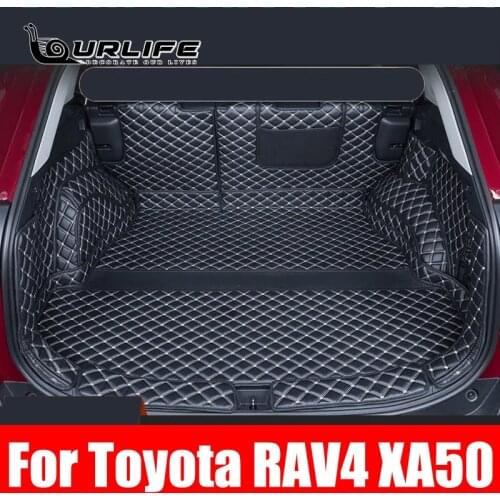 For RAV4 RAV 4 XA50 XA 50 2019 2020 2021 Car Accessories Trunk Protection Leather Mat Catpet Interior Cover Part Auto Styling