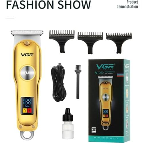 Powerful Hair Clipper Rechargeable Haircut Machine LCD Oil Head Clipper Hair Salon Home USB Digital Disply Beard Trimmer Shaver