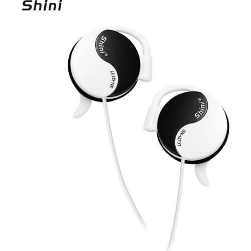 SHINI Headphones Super Bass Noise Canceling HIFI Headset Ear Hook with Mic For iPhone Xiaomi Samsung HuaWei All Mobile phone