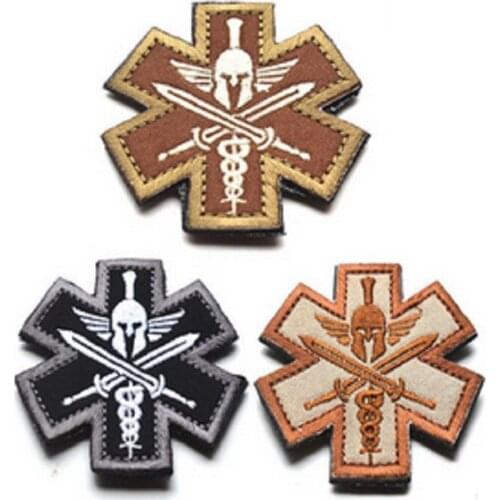 Field Medic Patches Medic Patch Tactical Embroidered Armband Applique For Clothing Bag Jackets