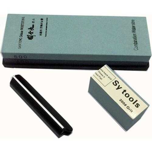 Premium Whetstone Knife Sharpening Stone 2 Side Grit 400/600 Waterstone |Best Whetstone Sharpener| NonSlip Nylon Base Guide