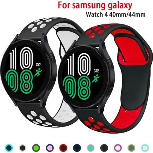 Strap For Samsung Galaxy Watch 4 40mm/classic 46mm 42mm smartwatch Silicone Ridge Sport Bracelet Galaxy Watch 4 44mm 40mm band