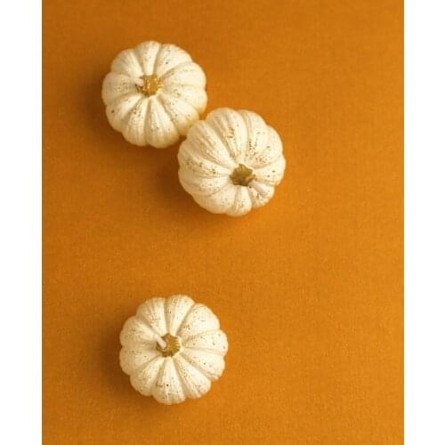 Silicone Mold Fondant Mini Pumpkin Shape Halloween Candle Mold For Cake Decorations Aroma Stone Moulds