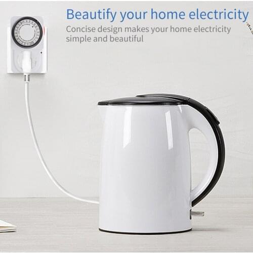 Timing Charging Switch Mechanical Charging Smart Socket Electric Vehicle Charging Protection Timer 24 Hours Cyclic Timing