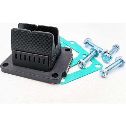 Cylinder intake Reed Valve Assembly Carbon Fiber For Yamaha YZ85/YZ80