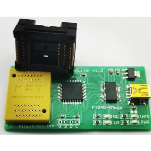 TSOP48 NAND FLASH burner NANDLite flash memory programmer Router LCD TV