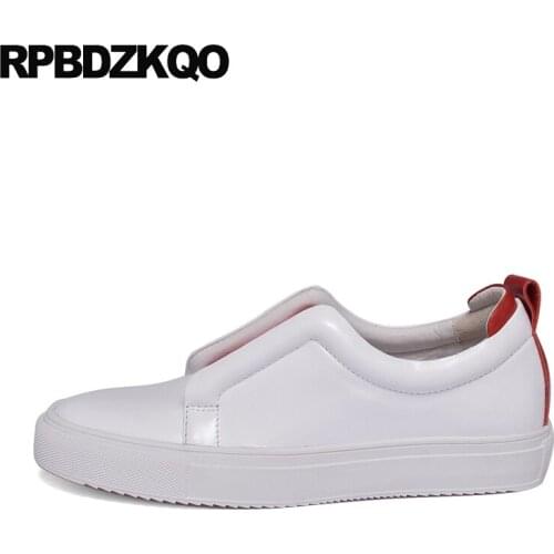 Designer shoes women luxury 2019 chinese ladies factory direct trainers flats china genuine leather red sneakers white korean