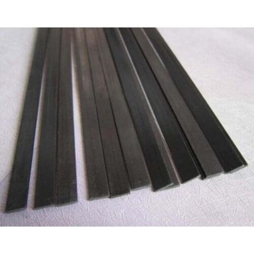 0.8mm*3mm*1000mm light weight and high flexible carbon fiber bar/ strip for reinforcement