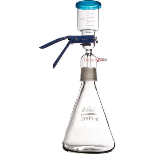 2000ml Vacuum Suction Filter Device 2L Filtration Flask Laboratory Buchner Core Filting Instrument