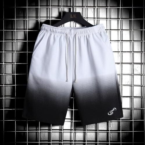 2021 Brand Men Casual Shorts Summer Breathable Comfortable Shorts Man Printing Drawstring Shorts Fitness Classic Beach Plus Size