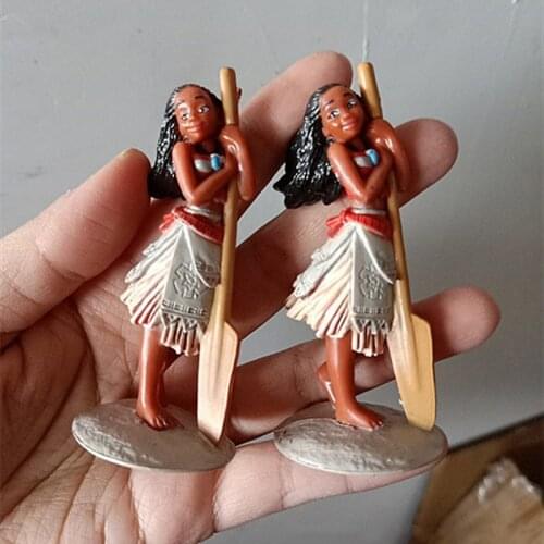 36PCS 7cm Exquisite workmanship Disney ocean Wonderland Princess Mona ornaments DIY decoration collection