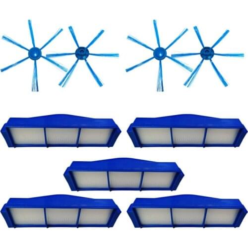 Side Brush+Washable Filter For Philips FC8007 FC8792 FC8794 FC8796 Vacuum Cleaner Accessories