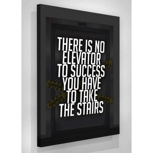 Black White Letters HD Motivational Quote Wall Art Canvas Painting Posters And Prints Wall Pictures Kids Room Office Home Decor