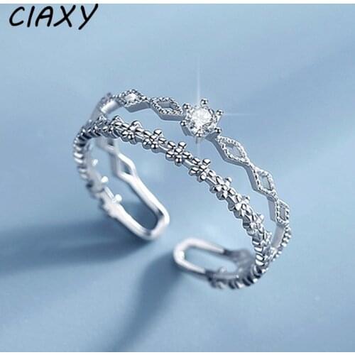 Кольца с фианитами для женщин Ciaxy China At AliExpress