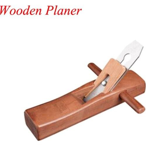 Wood Planing Indonesian Mahogany Wood Planing Knife Hand Plane Mini Manual Planing Carpenter Tool Set Woodworking Tools FQ-019