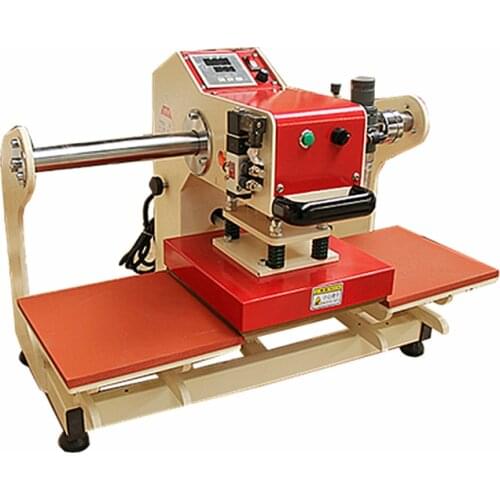 Double-position Sublimation Label Heat Press Machine Pneumatic automatic continuous for DIY T Shirt Phone Pillow Cover Printer