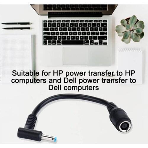 7.4*5.0 female to 4.5*3.0 elbow 7.4 to 4.5 suitable Tips cable 13 Blue Connector For HP Cable power adapter Adapter Dell cm V0F9