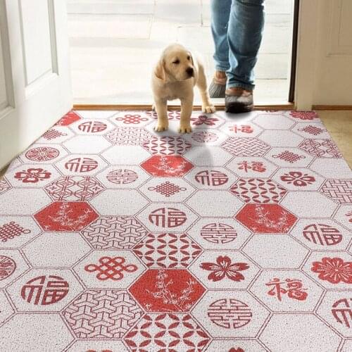 Chinese Style Entrance Door Mat Carpet Can Be Cut Home Kitchen Mat Bath Mat Anti-slip Mats Carpet Custom Decor Hallway Door Mats