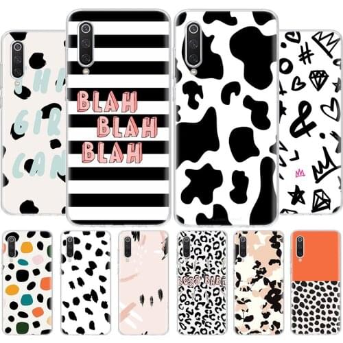 Fashion Leopard print goes with everything Phone Case For Xiaomi MI 8 9 10 5X 6X A1 A2 A3 CC9E 9T NOTE10 Pro Lite Cover Coque so
