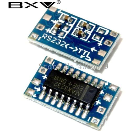 MCU Mini RS232 to TTL Converter Adapter Board Module MAX3232 3-5 V Electronic Parts Development Serial Port for DIY KIT