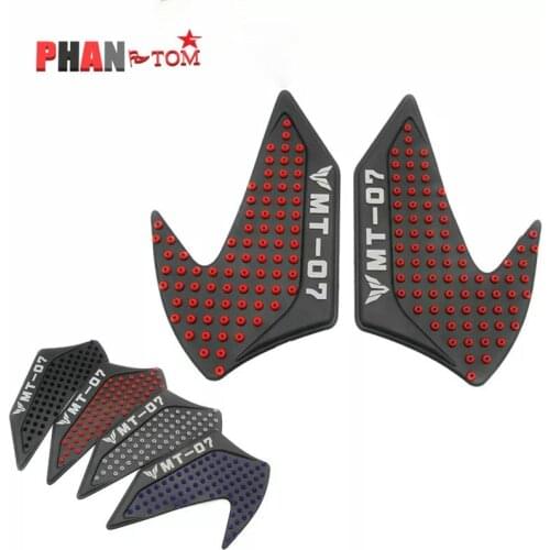 Motorcycle Accessories For YAMAHA MT-07 MT07 MT 07 Tank Traction Side Pad Gas Fuel Knee Grip Decal