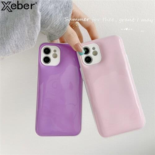 Cute 3D Jelly Candy Color Cooling Phone Cases For iPhone 12 Pro Max 11 Pro XS Max XR X 7 8 Plus SE Soft Rubber Shockproof Cover