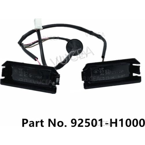 New Genuine Rear License Plate Light Assembly 92501-H1000 92501H1000 For Hyundai Terracan 2.5 3.5 2.4 2.9 License plate lamp