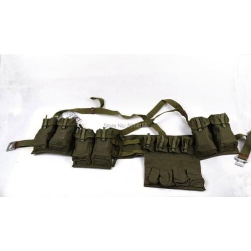 Surplus Vietnam War Chinese 7.62mm Type 63 SKS Chest-rig Bandolier Mag Ammo Pouch