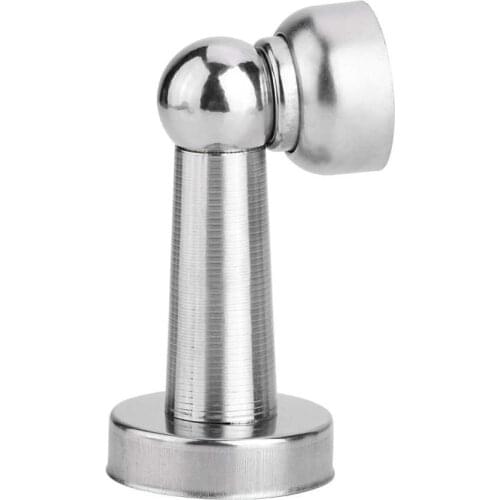 Heavy Duty Door Stopper Stainless Steel Strong Magnetic Powerful Bedroom Magnetic Door Stop Furniture Door Hardware Approx. 113g