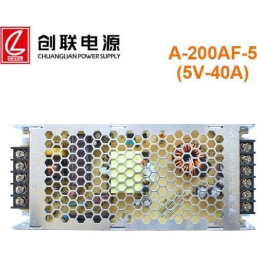 Ultra-thin switch power 5v40A200w,input voltage 110v / 230v, outdoor Indoor full color led video display dedicated power