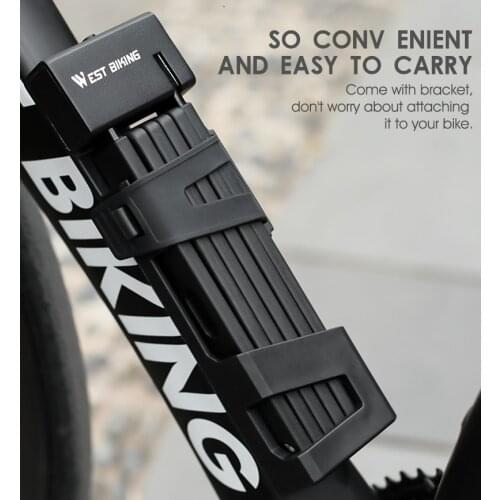 Bicycle Lock Anti-theft Key Chain Lock Mountain Bike Electric Bike Motorcycle Folding Lock Riding Equipment