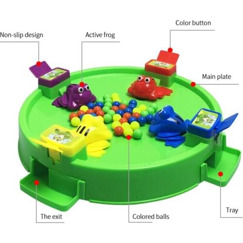 Kids Funny Toys Frog Eating Beans Scoring Games Family Party Parent-child Interactive Game Toy Children Adult Stress Relief Toy